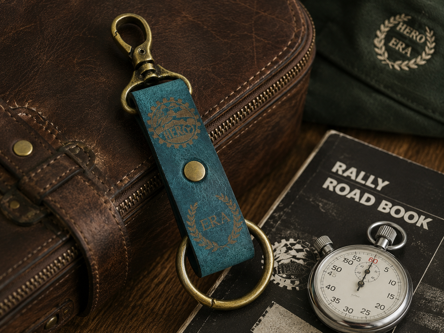 HERO-ERA Premium Leather Luggage Tag