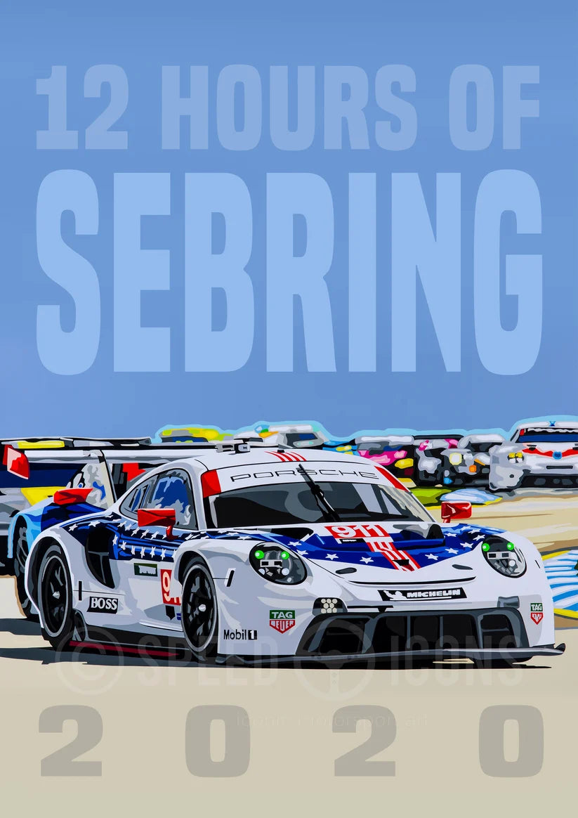 2020 Sebring 12hr Porsche 911 RSR