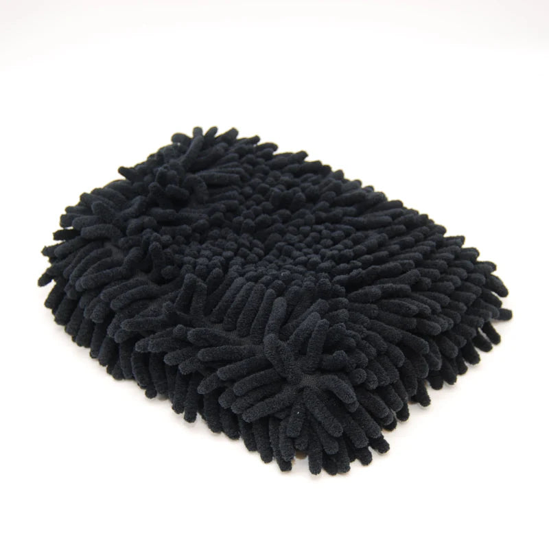 Black Onyx Chenille Microfibre Wash Mitt