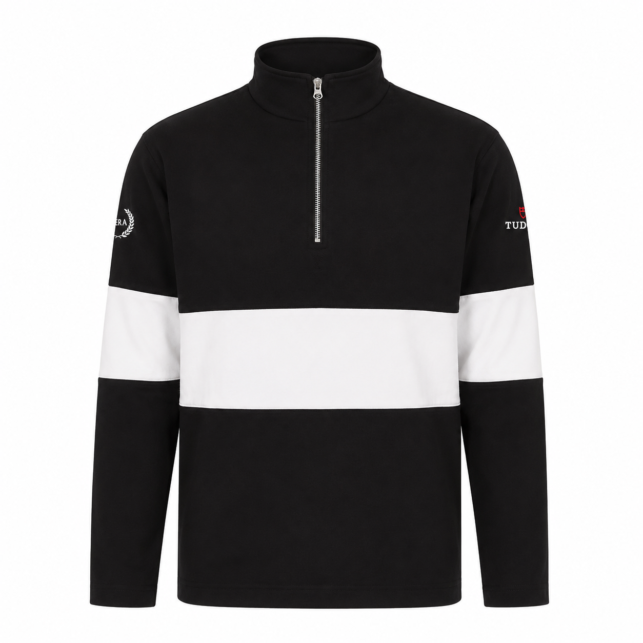 HERO Front Row Unisex Panelled 1/4 zip Neck Top