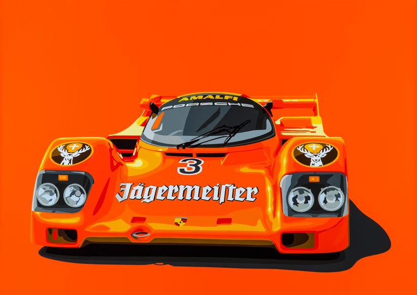 962c 2 (Porsche) Fine Art Giclee Ltd Ed Print.