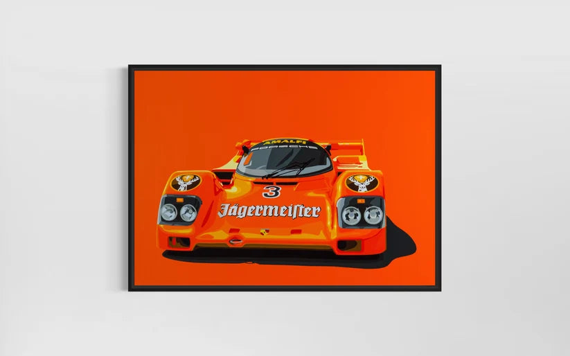962c 2 (Porsche) Fine Art Giclee Ltd Ed Print.