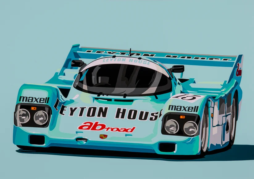 962c 4 (Porsche) Fine Art Giclee Ltd Ed Print.