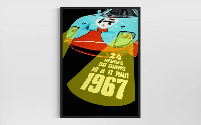 1967 Le Mans 24hr Mirage Ford GT Gulf Racing
