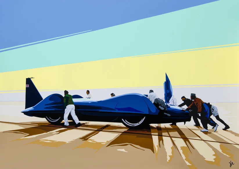 Bluebird 2.0. Original (hand-cut) Vinyl Artwork.