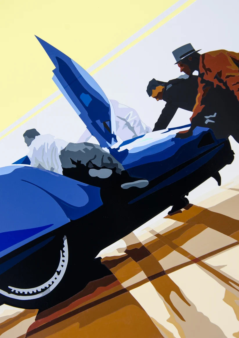 Bluebird 2.0. Original (hand-cut) Vinyl Artwork.
