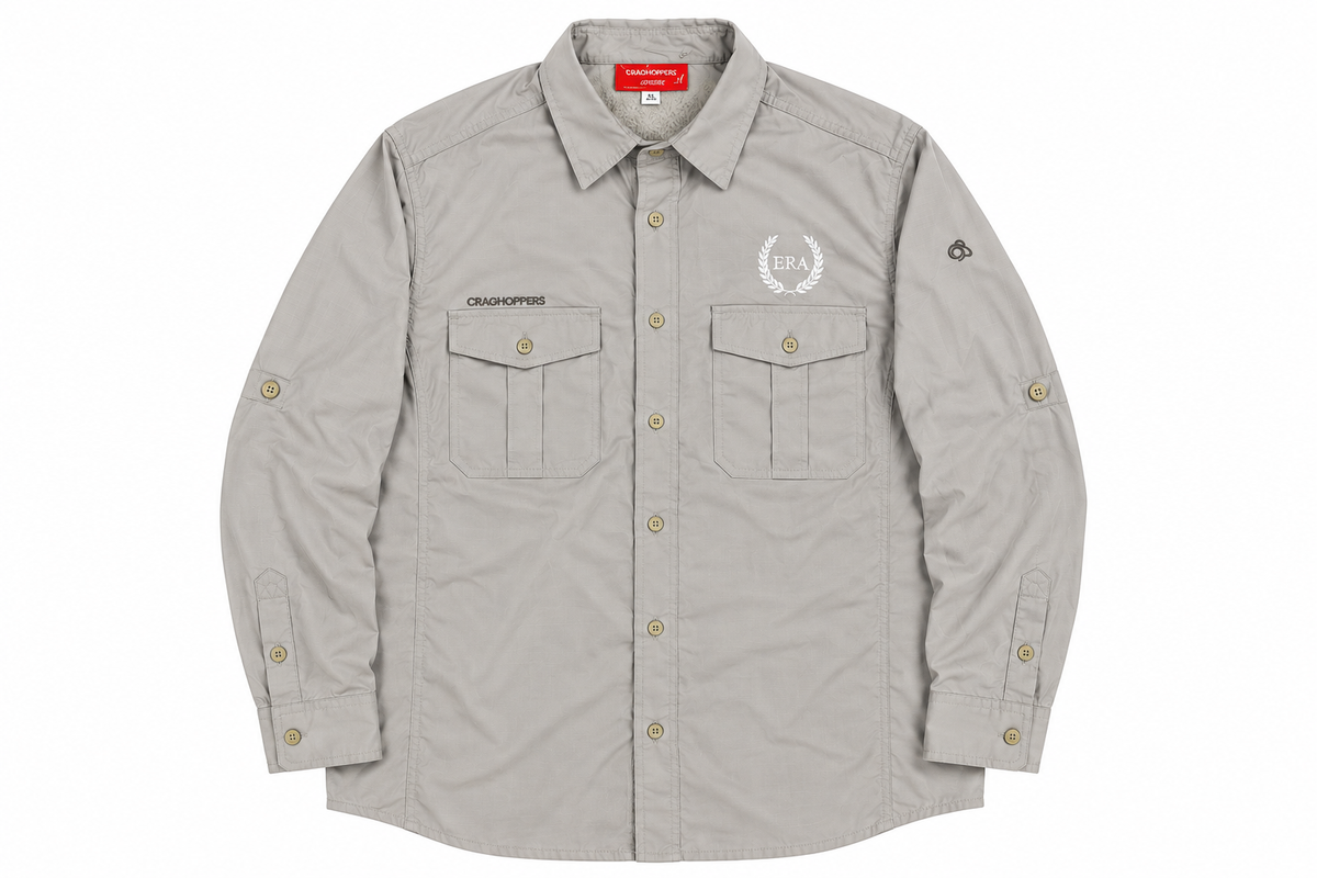 ERA Craghoppers Long Sleeve Adventure Shirt – Grey