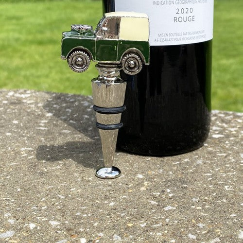 Green Land Rover 4X4 Bottle Stopper