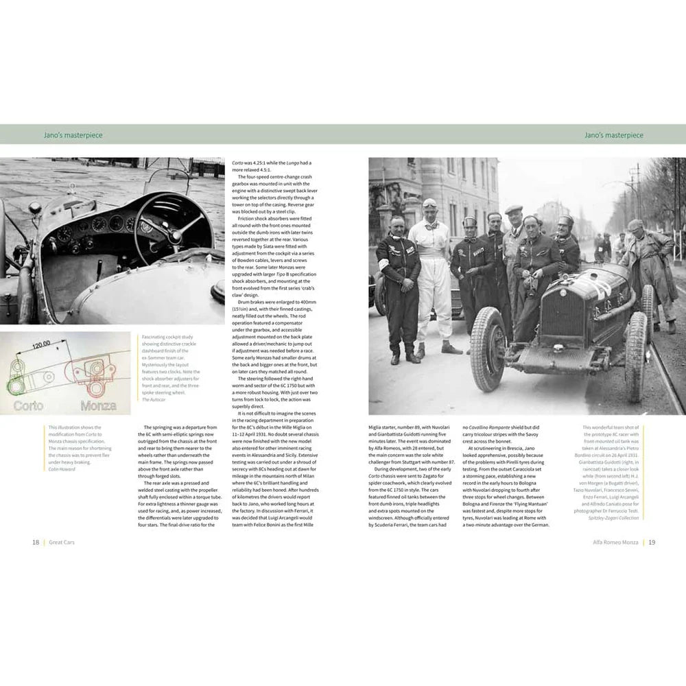 Alfa Romeo Monza - The autobiography of the celebrated 2211130