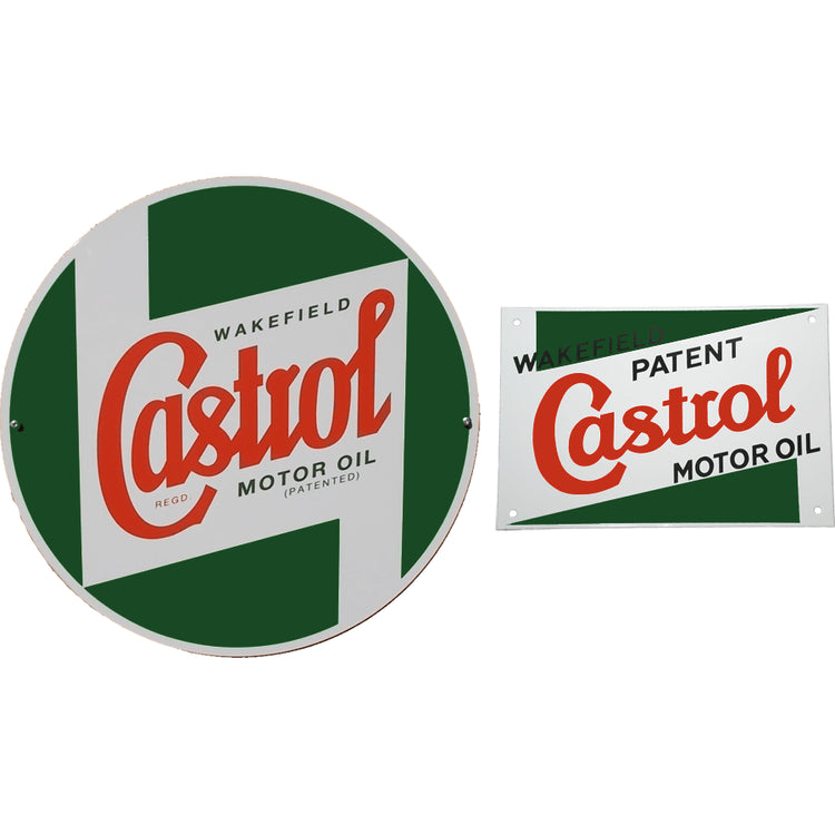 Castol Classic Metal Signs