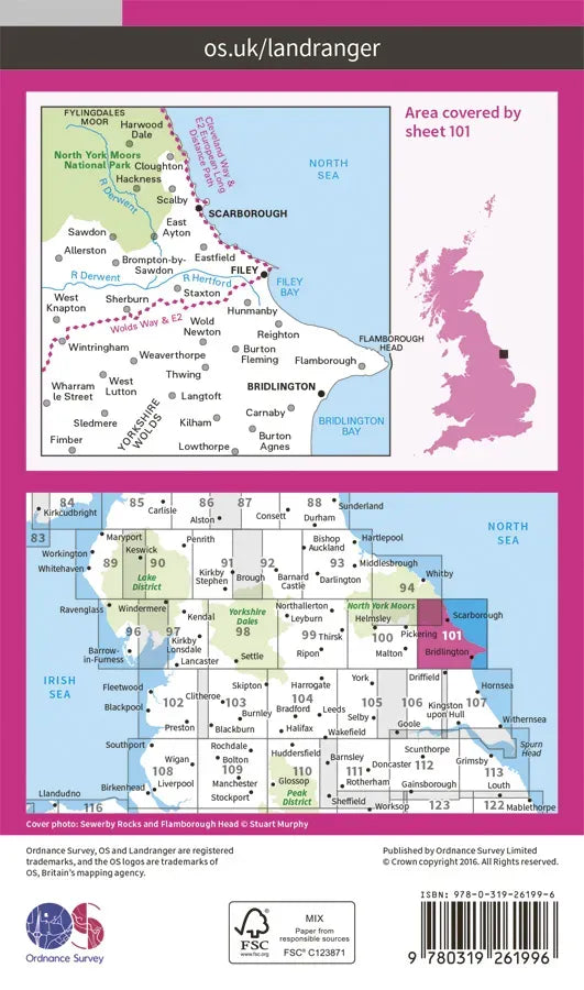OS Landranger - 100 - Malton & Pickering, Helmsley & Easingwold