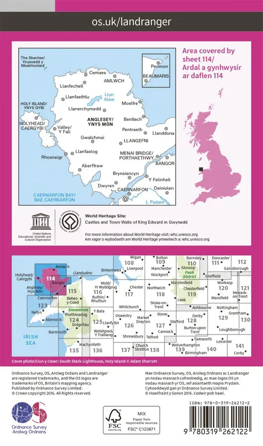 OS Landranger - 113 - Grimsby, Louth & Market Rasen
