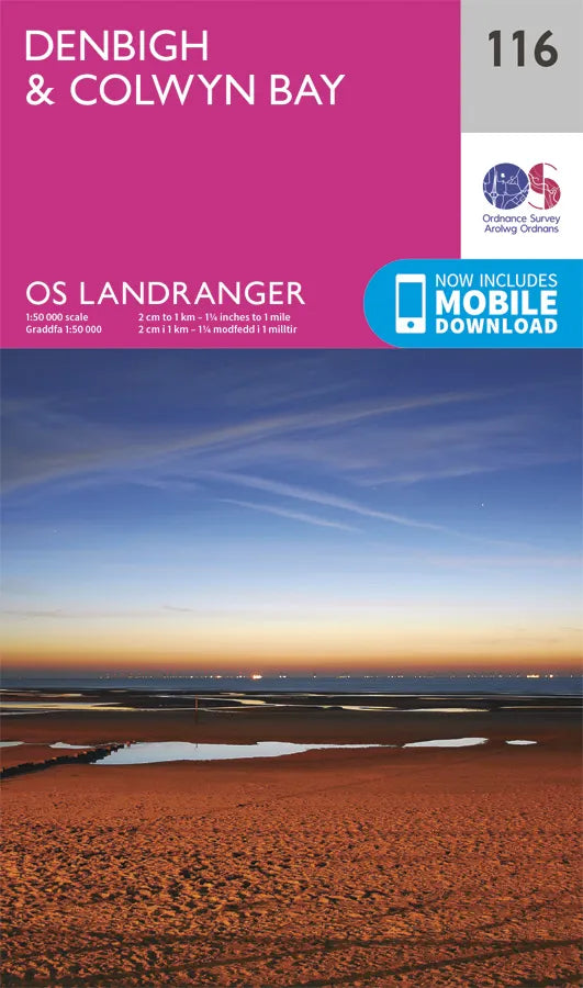 OS Landranger - 116 - Denbigh & Colwyn Bay