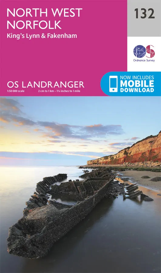 OS Landranger - 132 - North West Norfolk, King’s Lynn & Fakenham