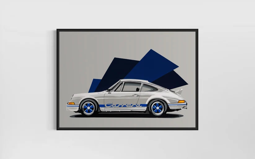 Porsche 2.7 RS. Fine Art Giclee Ltd Ed Print.