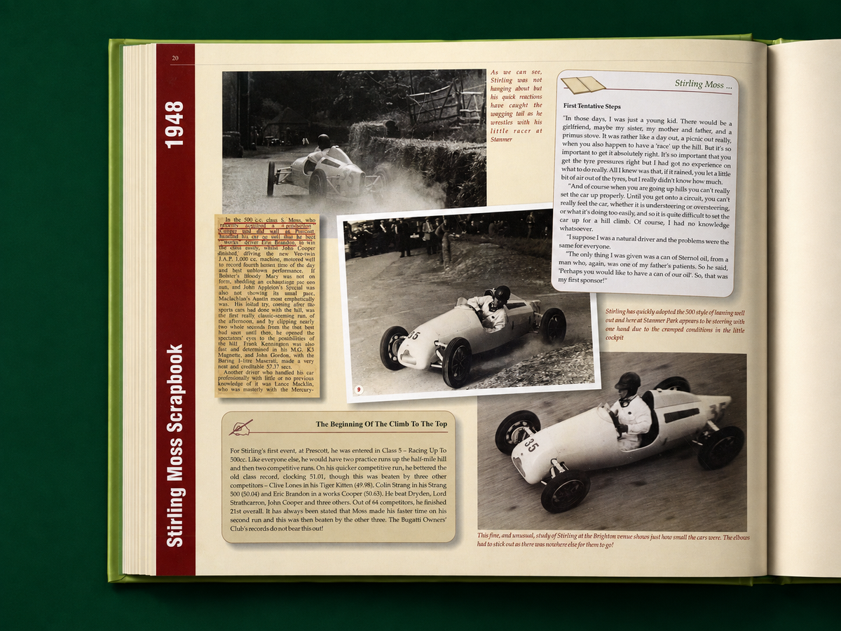 Stirling Moss Scrapbook 1929–1954