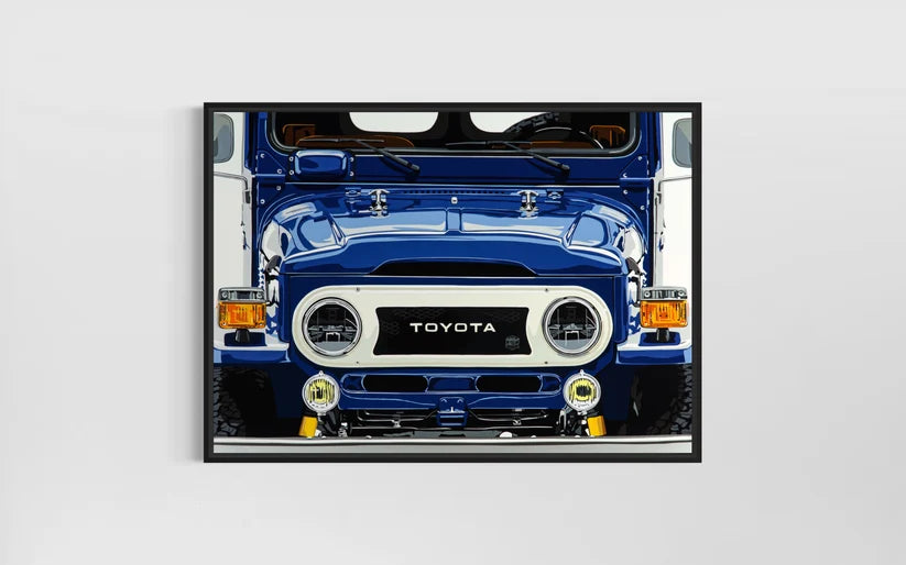 Toyota FJ40. Fine Art Giclee Ltd Ed Print.