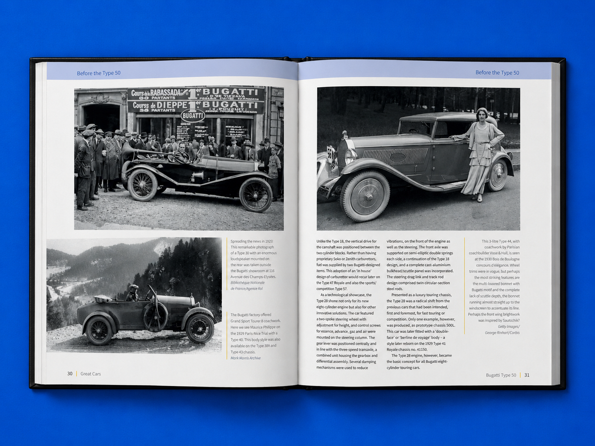 Bugatti Type 50 - The autobiography of Bugatti's first Le Mans car