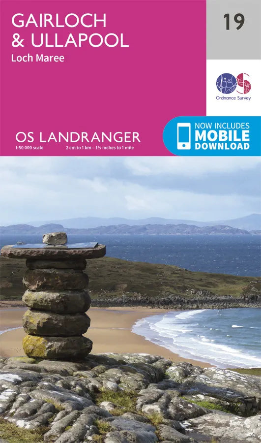 OS Landranger - 19 - Gairloch & Ullapool, Loch Maree