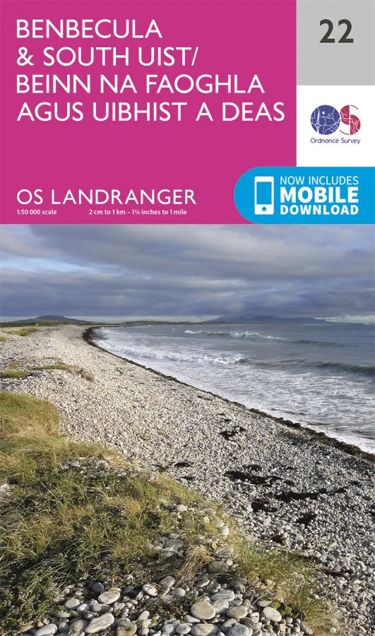 OS Landranger - 22 - Benbecula & South Uist