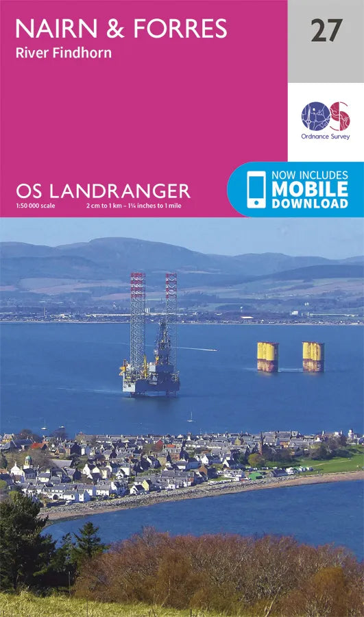 OS Landranger - 27 - Nairn & Forres, River Findhorn