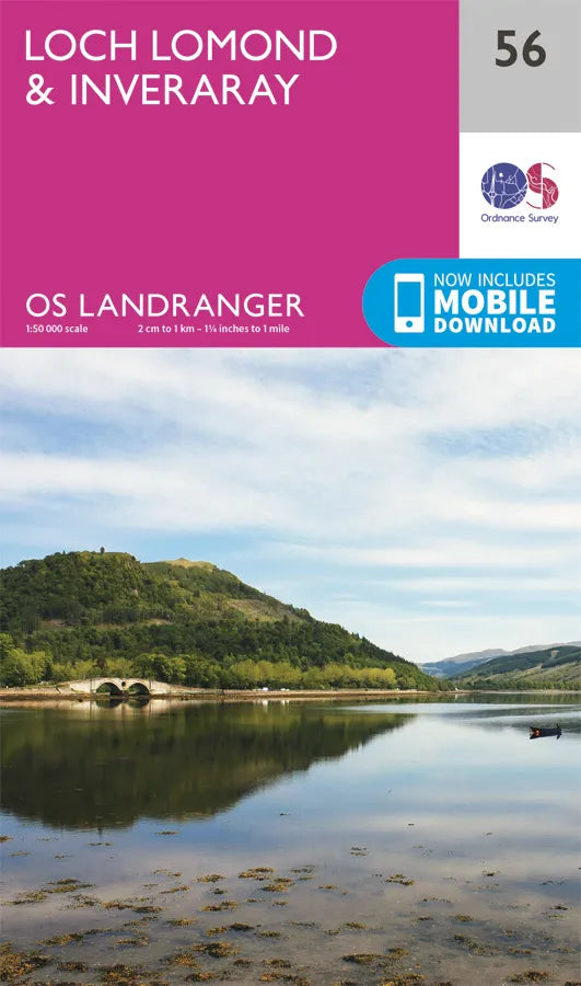 OS Landranger - 56 - Loch Lomond & Inveraray
