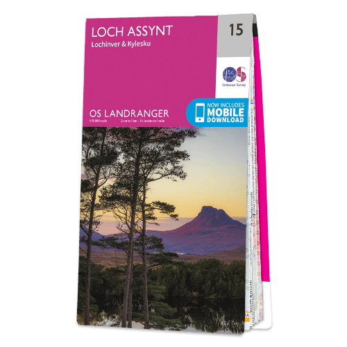 OS Landranger - 015 - Loch Assynt, Lochinvar & Kylesku area