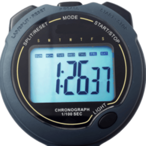 Fastime 28LW Single Display Large Digit Stopwatch and Time of Day