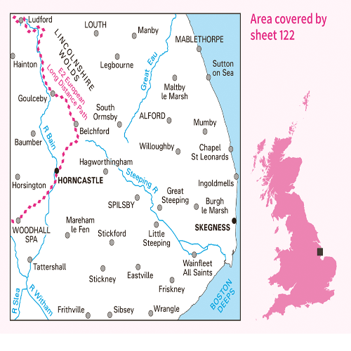 OS Landranger - 122 - Skegness & Horncastle