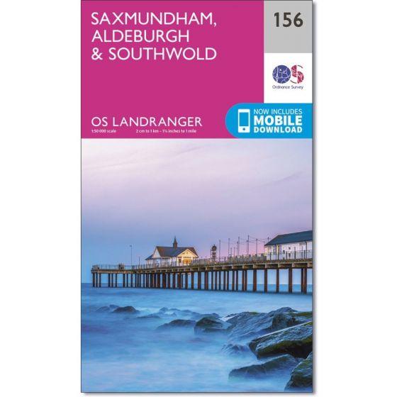 OS Landranger - 156 - Saxmundham, Aldeburgh & Southwold