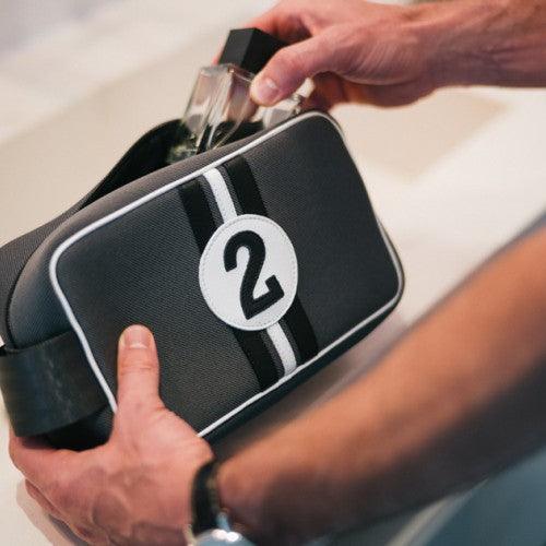 Racing Number Grey Wash Bag No 2