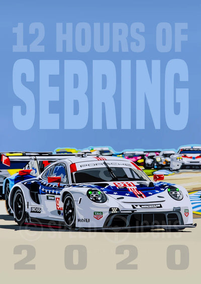 Image of 2020 Sebring 12hr – Porsche 911 RSR