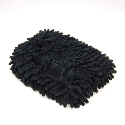 Image of Black Onyx Chenille Microfibre Wash Mitt