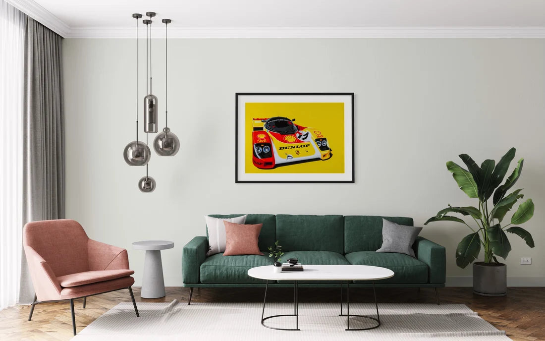 962c 1 (Porsche) Fine Art Giclee Ltd Ed Print.