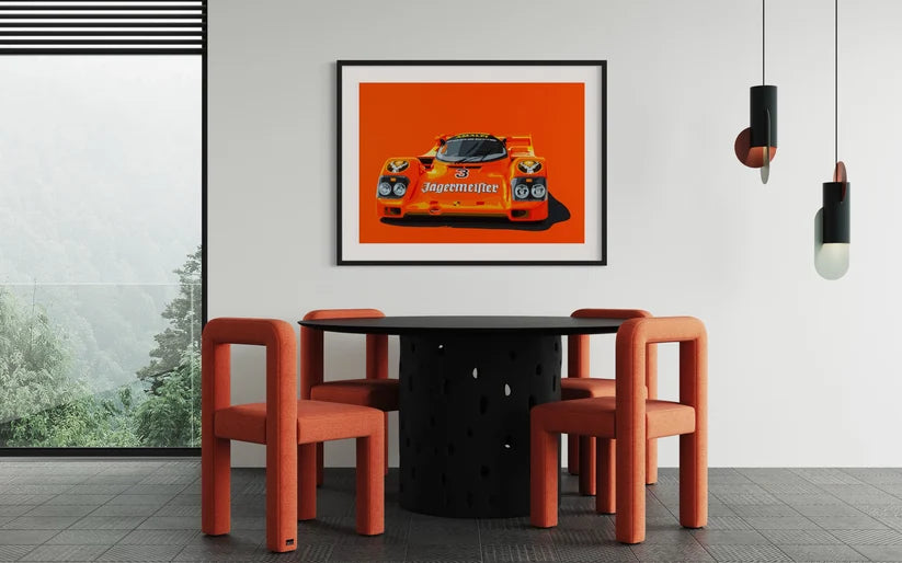 962c 2 (Porsche) Fine Art Giclee Ltd Ed Print.