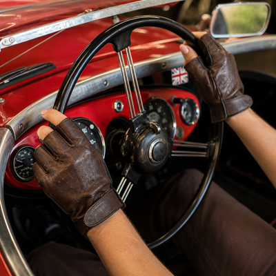 Image of HERO-ERA Fingerless Driving Gloves