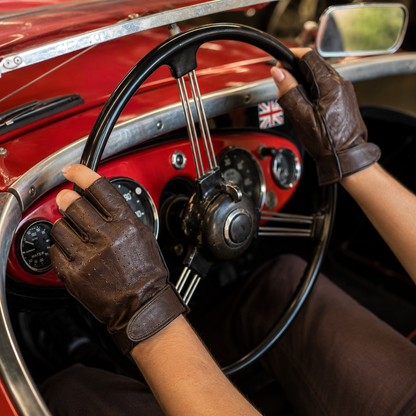 HERO-ERA Fingerless Driving Gloves