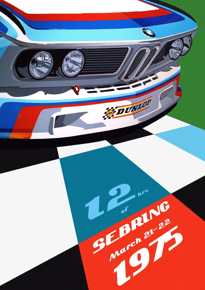 1975 Sebring 12hr BMW 3.0 CSL M Sport