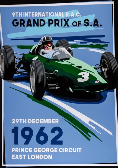 Image of BRM Graham Hill 62 – Fine Art Giclée Limited Edition Print