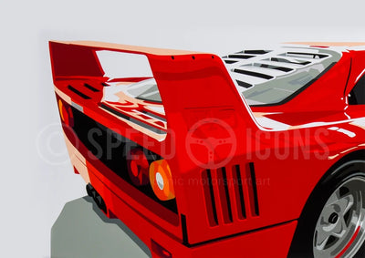 Image of F40 Four No. 1 – Fine Art Giclée Limited Edition Print