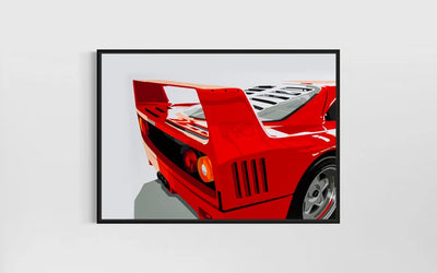 Image of F40 Four No. 1 – Fine Art Giclée Limited Edition Print
