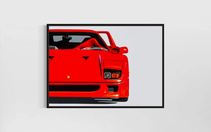 F40 Four no.4. Fine Art Giclee Ltd Ed Print
