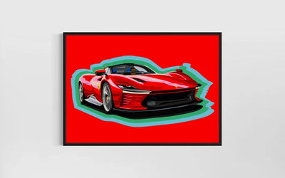 Image of Ferrari SP3 Daytona – Fine Art Giclée Limited Edition Print