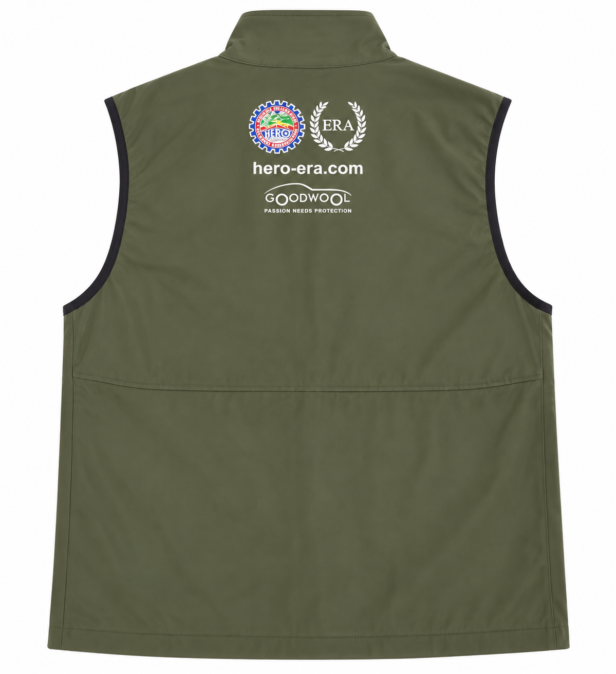 Flying Scotsman Rally Gilet – Olive Green