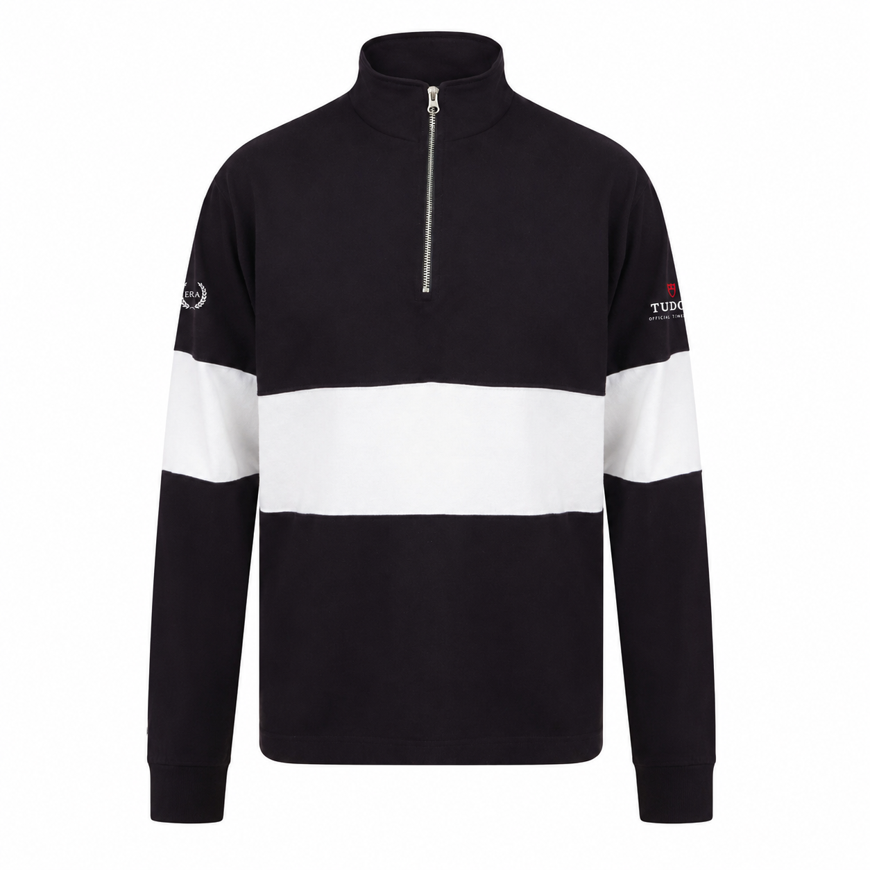HERO Front Row Unisex Panelled 1/4 zip Neck Top