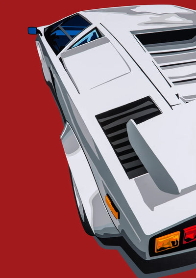 Image of Lambo 2 (Countach) – Fine Art Giclée Limited Edition Print