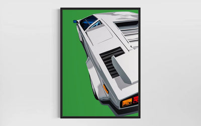 Image of Lambo 2 (Countach) – Fine Art Giclée Limited Edition Print