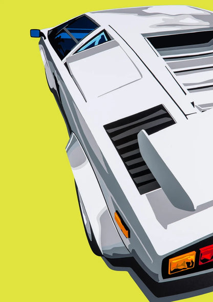 Lambo 2 (Countach). Fine Art Giclee Ltd Ed Print.