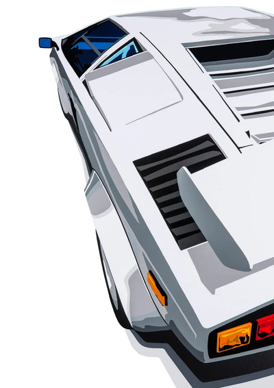Image of Lambo 2 (Countach) – Fine Art Giclée Limited Edition Print