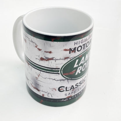 Land Rover Motor Oil Can Mug
